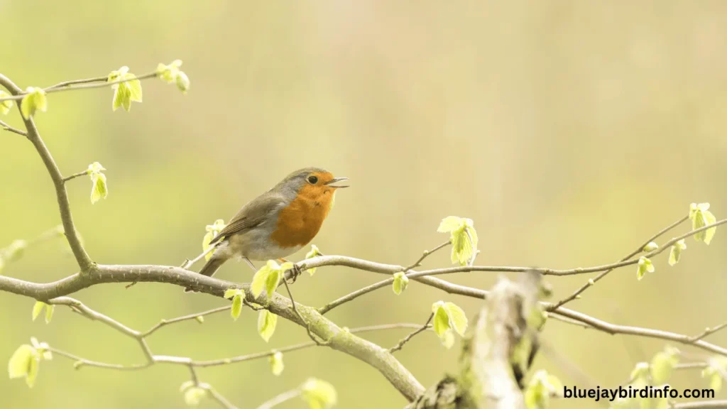 Do male robins feed their young